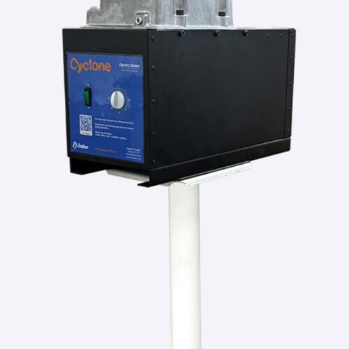Non-Explosion Proof Electric Cyclone Shaker And Pedestal Combination